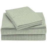 4-Piece Set: Super-Soft 1600 Series Bamboo Embossed Bed Sheet