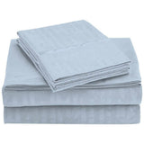 4-Piece Set: Super-Soft 1600 Series Bamboo Embossed Bed Sheet