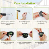 4-Piece: Solar Fence Outdoor Lights