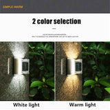 4-Piece: Solar Outdoor 6 LED Waterproof Wall Lights