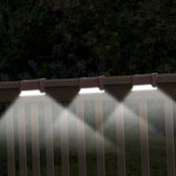 4-Piece: Solar Powered LED Step Lights