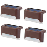 4-Piece: Solar Powered LED Step Lights