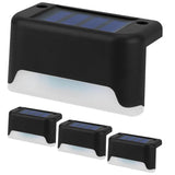 4-Piece: Solar Powered LED Step Lights