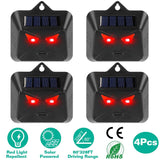 4-Piece: Solar Predator Control Light