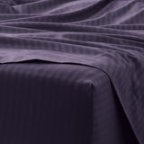 4-Piece Striped Embossed Sheet Set
