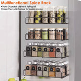 4-Piece: Strong Magnetic Spice Rack Organizer