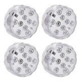 4-Piece: Submersible RGB LED Lights