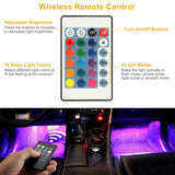 4-Pieces: 36 LEDs 12V Car Atmosphere Light Strip