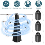 4-Pieces: Fly Repellent Fan Table Top Battery Powered Bug Deterrent