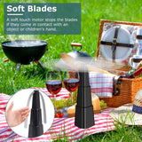 4-Pieces: Fly Repellent Fan Table Top Battery Powered Bug Deterrent