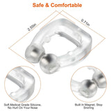 4-Pieces: Magnetic Nose Clip Anti Snoring Device