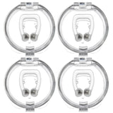 4-Pieces: Magnetic Nose Clip Anti Snoring Device