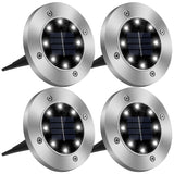 4-Pieces: Solar Powered Ground Light