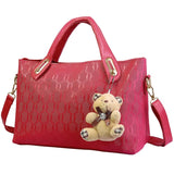 4-Pieces: Women Leather Handbag