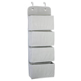 4-Pockets Wall Mount Closet Storage Organizer