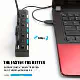 4-Port USB Switch Universal Hub