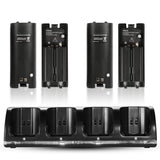 4 Remotes Charging Dock
