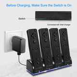4 Remotes Charging Dock