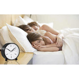 4" Super Silent Non Ticking Analog Alarm Clock with Night Light