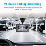 4" Vehicle 1080P Car Dashboard DVR Camera Video Recorder G-Sensor Dash Cam