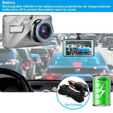 4" Vehicle 1080P Car Dashboard DVR Camera Video Recorder G-Sensor Dash Cam