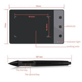 4 x 2.23" Anti-Interference USB Graphics Drawing Tablet
