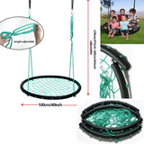 40" Disc Swings Seat Flying Saucer Tree Rope Web Net