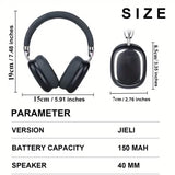 40-Hour Long-Lasting Wireless Noise-Cancelling Headphones