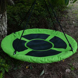 40 in Outdoor Tree Swing Hanging Rope Tire Saucer Seat Yard Mat