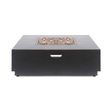 Alora 40-Inch 50K BTU Modern Outdoor Square Iron Backyard Patio Fire Pit (SAK31635)