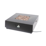 Alora 40-Inch 50K BTU Modern Outdoor Square Iron Backyard Patio Fire Pit (SAK31635)