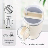40 oz Water Tumbler Cup Stainless Steel Insulated Bottle Handle & Straw Travel
