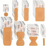 40-Pack: Adhesive Bandages, Assorted Waterproof Breathable Sterile Strips with Non-Stick Pad