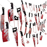 40-Pieces Set: Halloween Moon Ship Bloody Wreath Banners