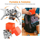 4000W Portable Camping Stove Foldable Powerful Gas Stove Backpacking Burner