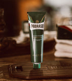 Proraso Green Tea & Oat Extract Shaving Cream for Sensitive Skin - 300ml