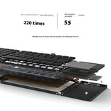 Mini Tri-fold Bluetooth Keyboard Portable Thin Touch