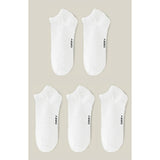 Ozzy Socks Men's Seamless Socks - 5 Pack Comfortable Cotton White Socks for Men (Size 40/44)