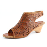 Pointed Retro Women's Hollow Velcro Sandals