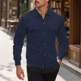 Men's Corduroy Shirt Pocket Coat