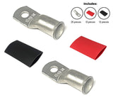4/0 Gauge Cable Lugs with Heat Shrink Tubing Kit