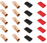 4/0 Gauge Cable Lugs with Heat Shrink Tubing Kit