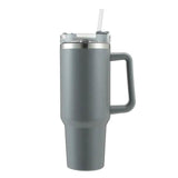 40oz Reusable Vacuum Tumbler with Insulated Double Wall and Cup Handle