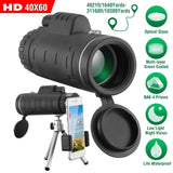40x60 HD Optical Monocular Telescope with FMC Lens