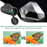 40x60 HD Optical Monocular Telescope with FMC Lens