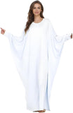 Boedaty Women Soft Muslim Prayer Dress Abaya Islamic Ramadan Full of Elasticity Garment Dubai Robe
