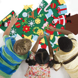41-Piece: DIY Felt Christmas Tree Detachable Ornaments for Kids