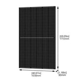 440 Watt Monocrystalline Solar Panel (4 Pack)