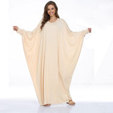 Boedaty Women Soft Muslim Prayer Dress Abaya Islamic Ramadan Full of Elasticity Garment Dubai Robe
