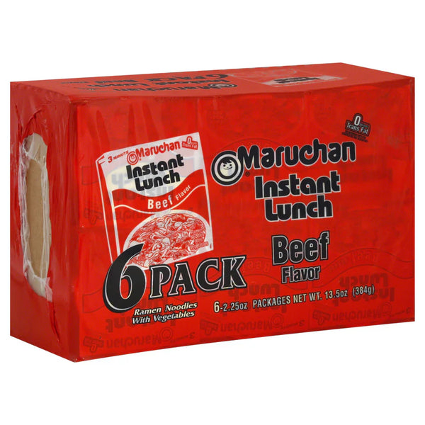 MARUCHAN CUP RAMEN (BEEF) 6 PACK
